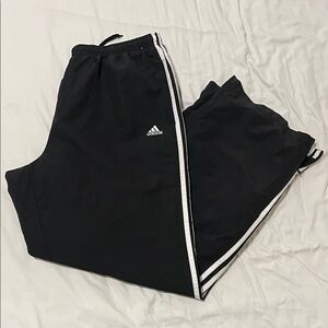 Black Adidas sweatpants